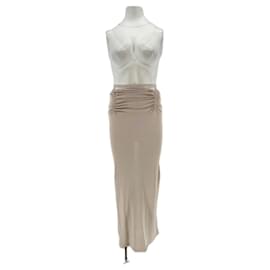 Autre Marque Falda de punto beige AYA MUSE