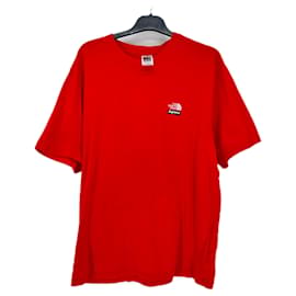 T-shirt rouge en coton THE NORTH FACE x SUPREME - Autre Marque