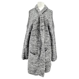 Zadig & Voltaire Cardigan aus Wolle Grau