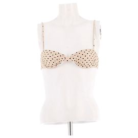 Autre Marque Top de bikini de lunares