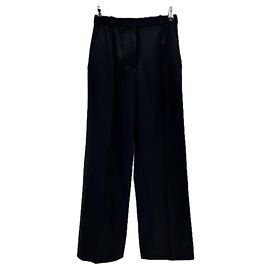 Autre Marque Pantalón LOULOU DE SAISON GARBO Negro Lana