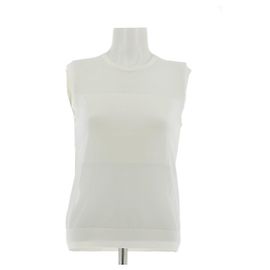 Autre Marque Top blanco transparente sin mangas Anita LOULOU DE SAISON