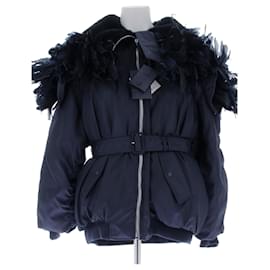 Bombers avec plume marine - Prada