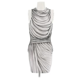 Vestido de strass con estampado - Balmain