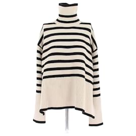 Roll-neck striped sweater - Totême