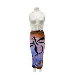 Gonna multicolore con motivi - Autre Marque