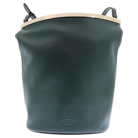 Borsa Secchiello in pelle verde - Tod's