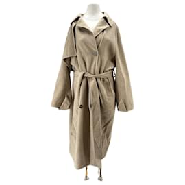 Cappotto beige in lana - Eric Bompard