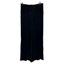 Pantalón de terciopelo negro - Veronica Beard