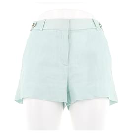 Pantalones cortos de lino azul J.Crew