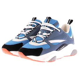 Sneakers blu e arancioni "B22" - Dior