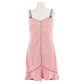 Camisón Dior de satén rosa