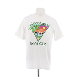 T-shirt in cotone bianco Casablanca