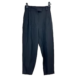 Pantalones negros de pierna ancha Ba&Sh de viscosa