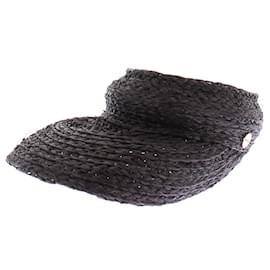 Schirmmütze aus schwarzem Raphia - Seafolly