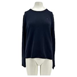 Tommy Hilfiger Wollpullover Marineblau