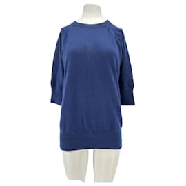 Leetha Kaschmirpullover Navy Blau S