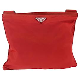 Sac messager à zip en tessuto grand modèle Prada