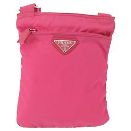 Prada Tessuto Small Messenger-Tasche mit Fronttasche