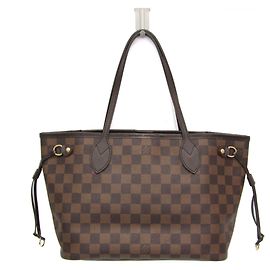 Louis Vuitton Damier Neverfull PM N51109 Tote Bag