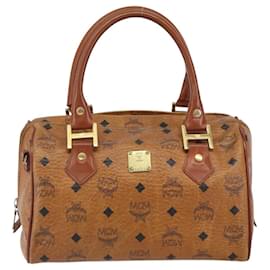 Borsa MCM Visetos in tela e pelle