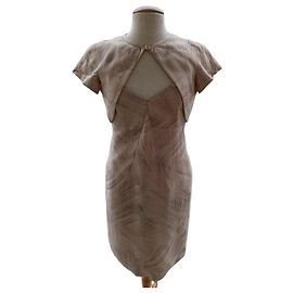 Giorgio Armani Kleid und Bolero Jacke aus Seide