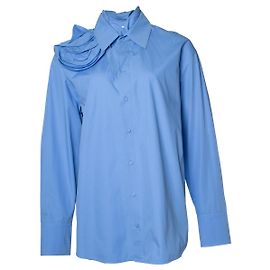 Camicia in cotone blu Valentino Garavani