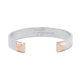 Charm-Armband aus 18K Roségold und Silber von Hermès
