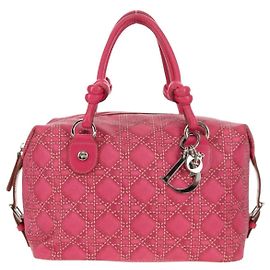 Cannage-Handtasche aus Canvas von Christian Dior