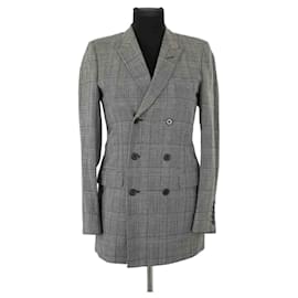 Saint Laurent Blazer de lana gris