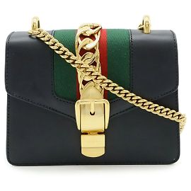 Bolso Mini Cadena Gucci Sylvie Web Ribbon