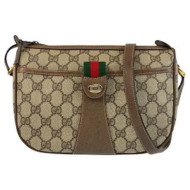 Borsa a Spalla in Tela GG Supreme in Pelle Gucci