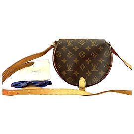 Borsa a spalla mini Tambourin in pelle Monogram Louis Vuitton