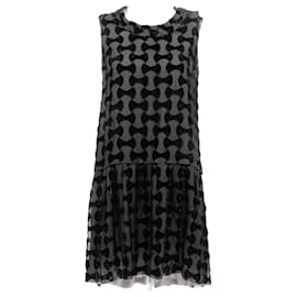 Miu Miu Kleid aus schwarzer Viskose