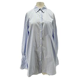 Autre Marque Camicia a righe blu e bianca