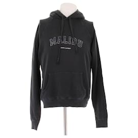 Felpa grigia scura con cappuccio - Saint Laurent