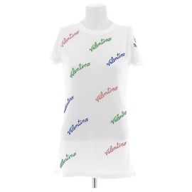 Valentino Garavani T-shirt bianca con perle