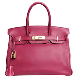 Hermès Bolsa Birkin 30 roxa 2011