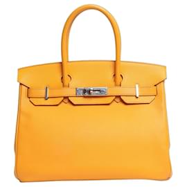 Gelbe Birkin 30 Tasche 2012 - Hermès