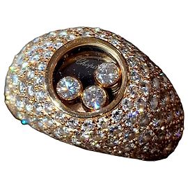 Chopard Anello a mezza fascia Collezione Happy Diamond