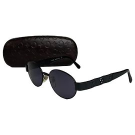Gafas de sol retro de metal Fendi FF vintage negras