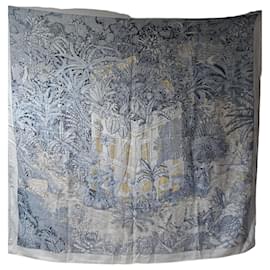 Sciarpa Hermès 'Faubourg Tropical' in cashmere