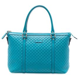 Sac à main Joy Microguccissima bleu petit de Gucci