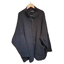 Cárdigan negro Kris Van Assche en lana y algodón