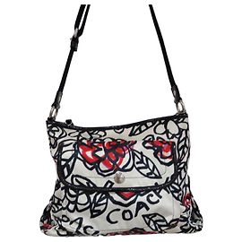 Sac bandoulière Coach imprimé floral