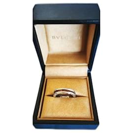 Anello Bulgari B.zero1 in oro bianco 18 kt con citrini · Taglia 53 · Nuovo