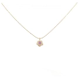 Autre Marque Collana in zaffiro rosa Au750