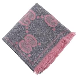 Sciarpa in lana e nylon GG Jacquard di Gucci