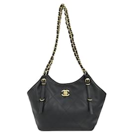 Borsa Chanel AS6015 in pelle di vitello nera