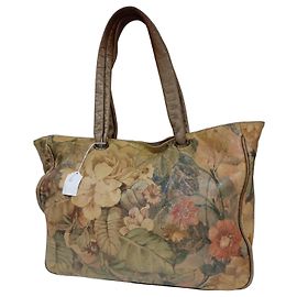 Autre Marque Borsa Tote in Pelle con Stampa Floreale
